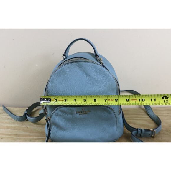 Kate Spade Backpack Blue Pebble Leather Jackson Small Bag main image 6